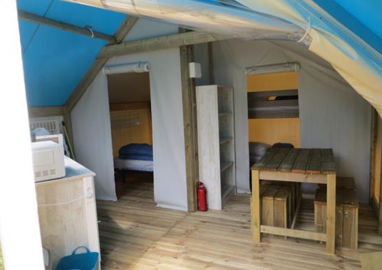 intérieur Ecolodge au camping La Padrelle  - La Padrelle - Camping Saint Hilaire de Riez